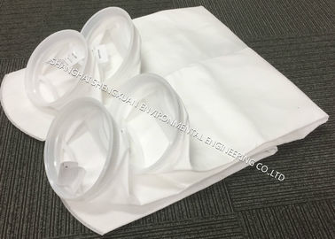 Industrial Micron Filter Bags , SE - Stitched Seam Treatment Micron Needle Felt Filter Bags